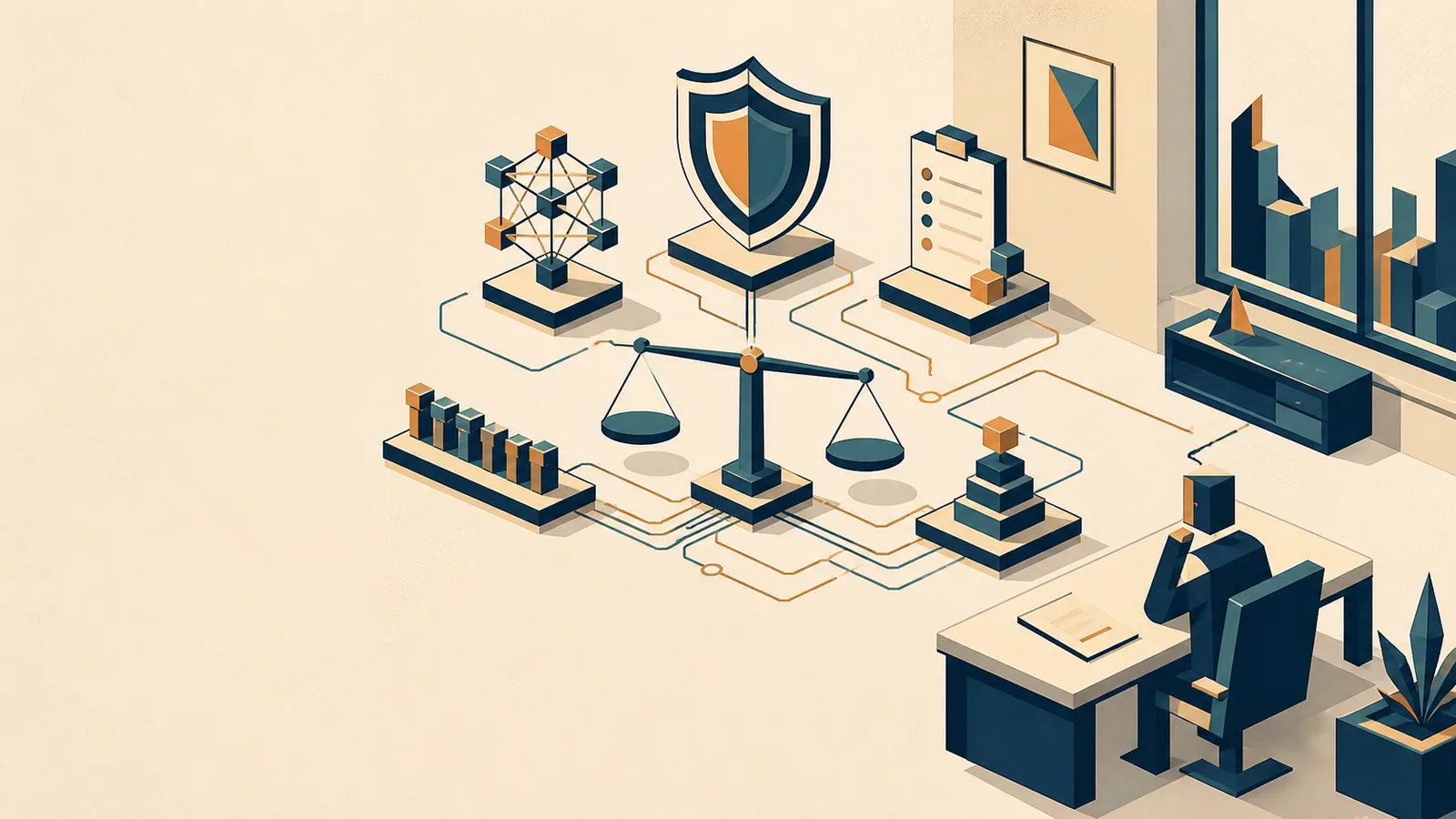 Editorial illustration for How to Assess AI Governance During an Executive Immersion