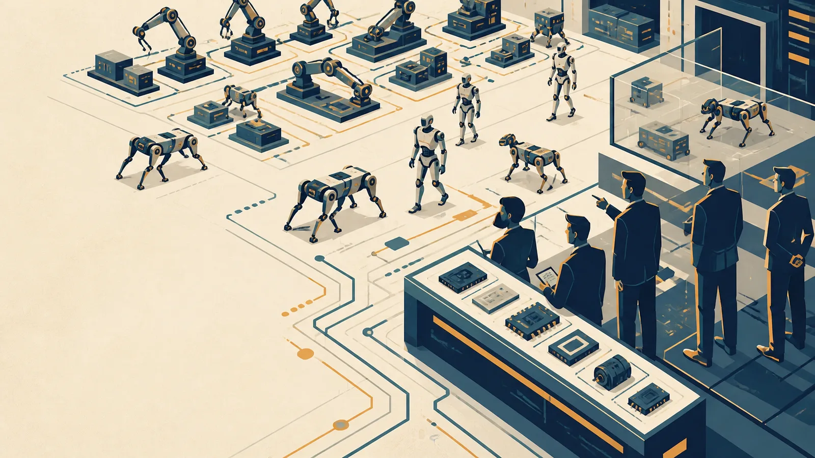 Editorial illustration for What Executives Should Ask During a China Robotics Factory Visit
